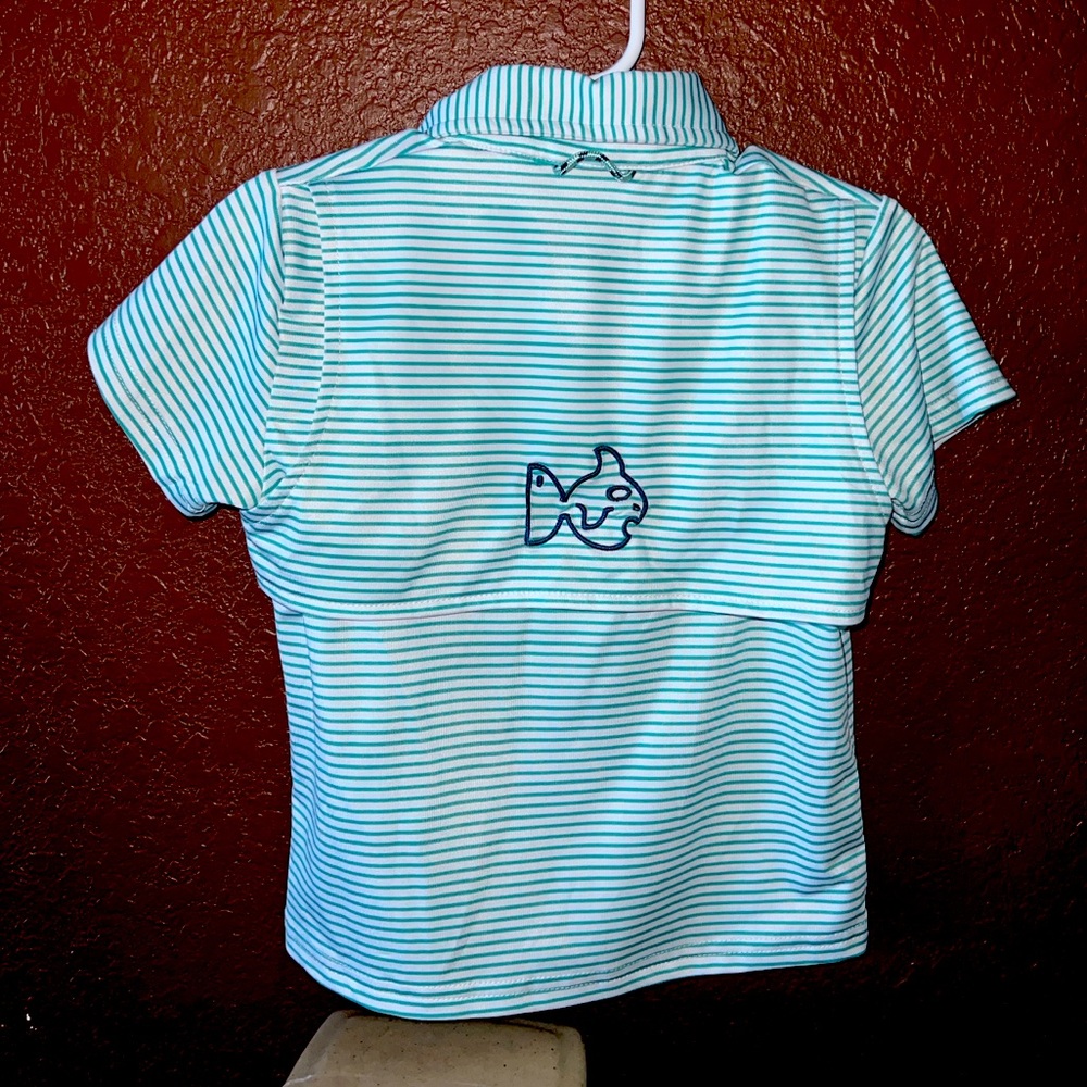 Prodoh brand, 18 months, UV-protective, boys' short-sleeve performance polo